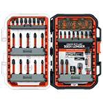 Crescent Tools 45 Pcs. VORTEX Bit Holder Fastening Set - CAVBHSET-45 ET15246